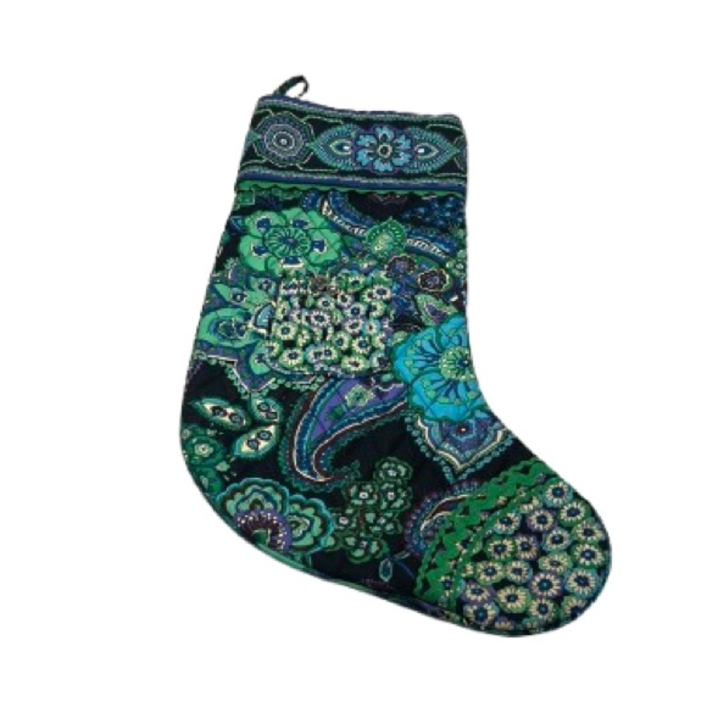 Vera Bradley Quilted Holiday Stocking - Blue Rhapsody Retired Pattern (2009)